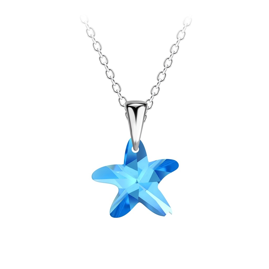 Collier étoile de mer en argent