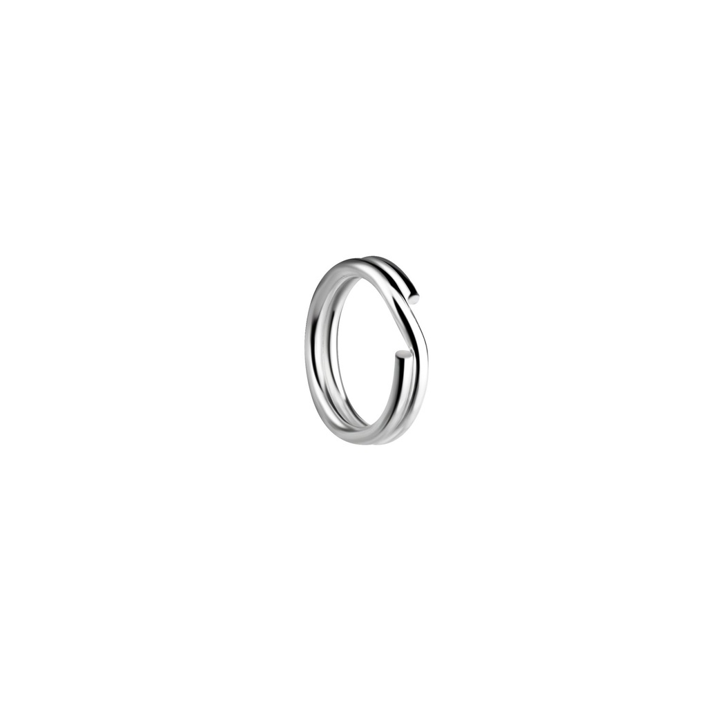 [10032549] Silver Split Ring - Pack of 10 Pieces