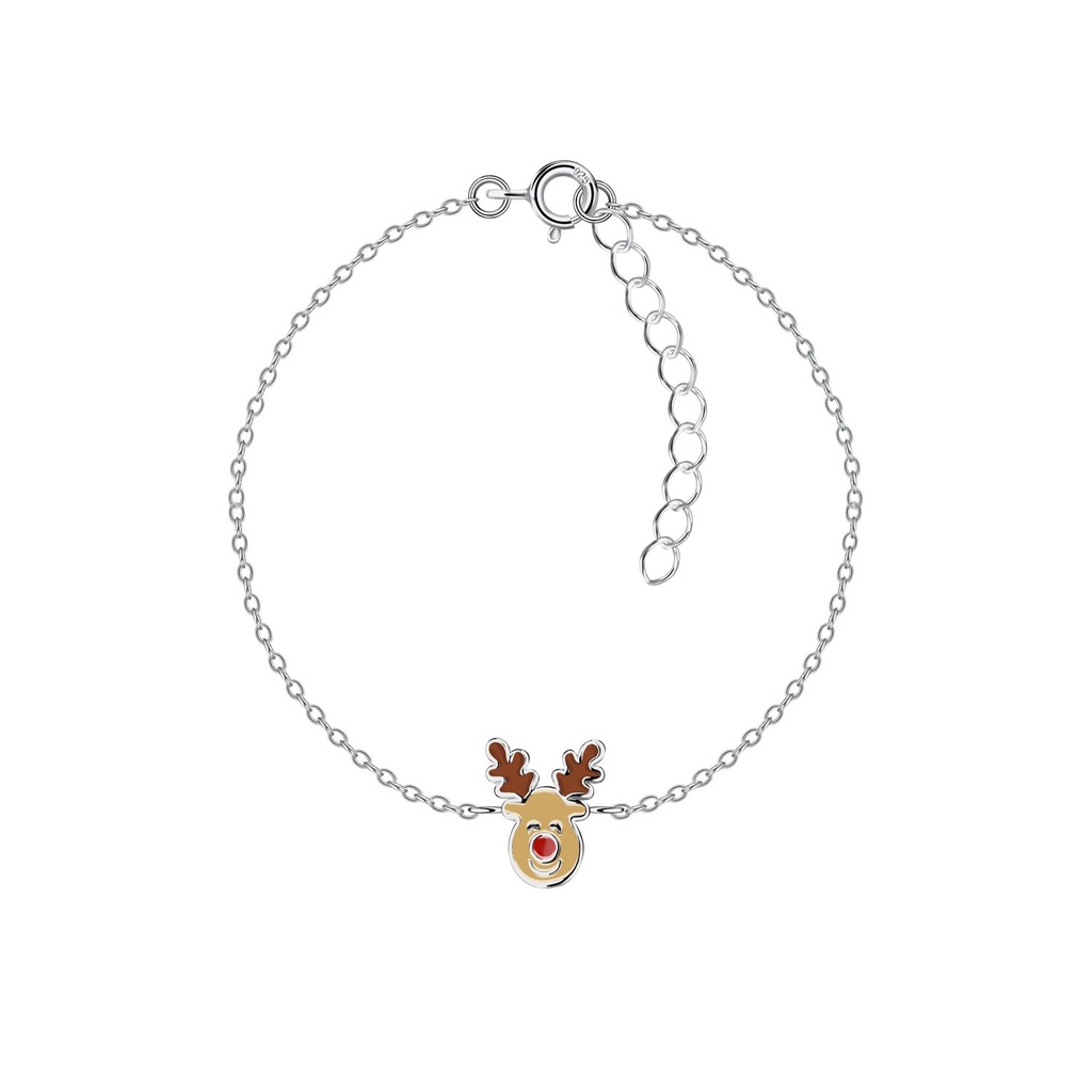 Silver Reindeer Bracelet