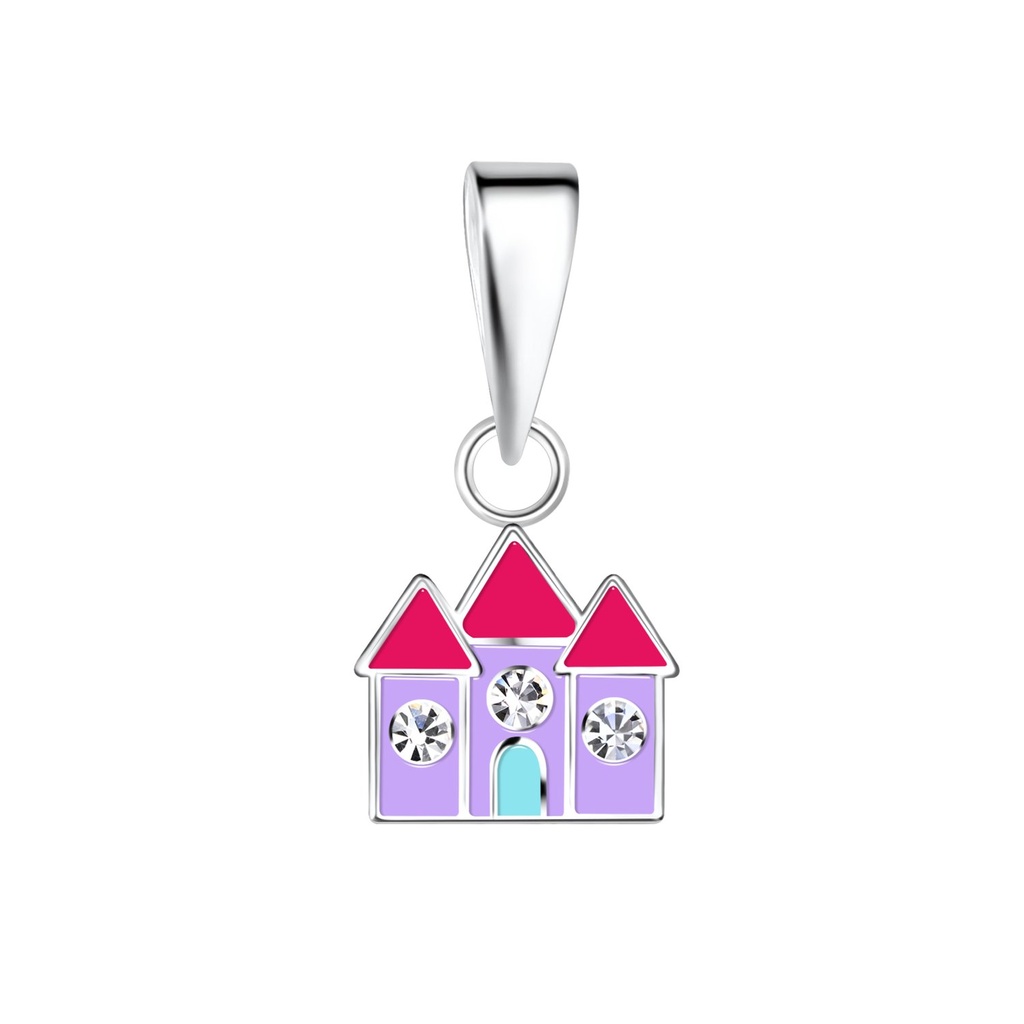 Silver Castel Pendant