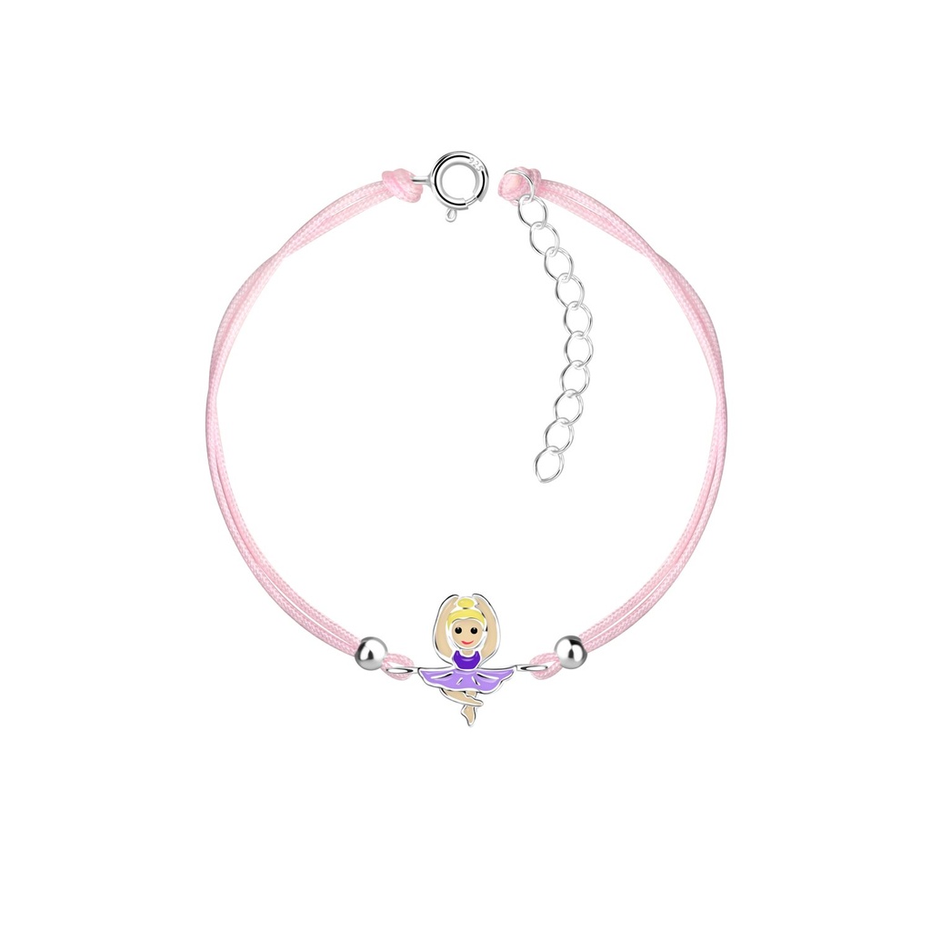 Bracelet cordon ballerine en argent