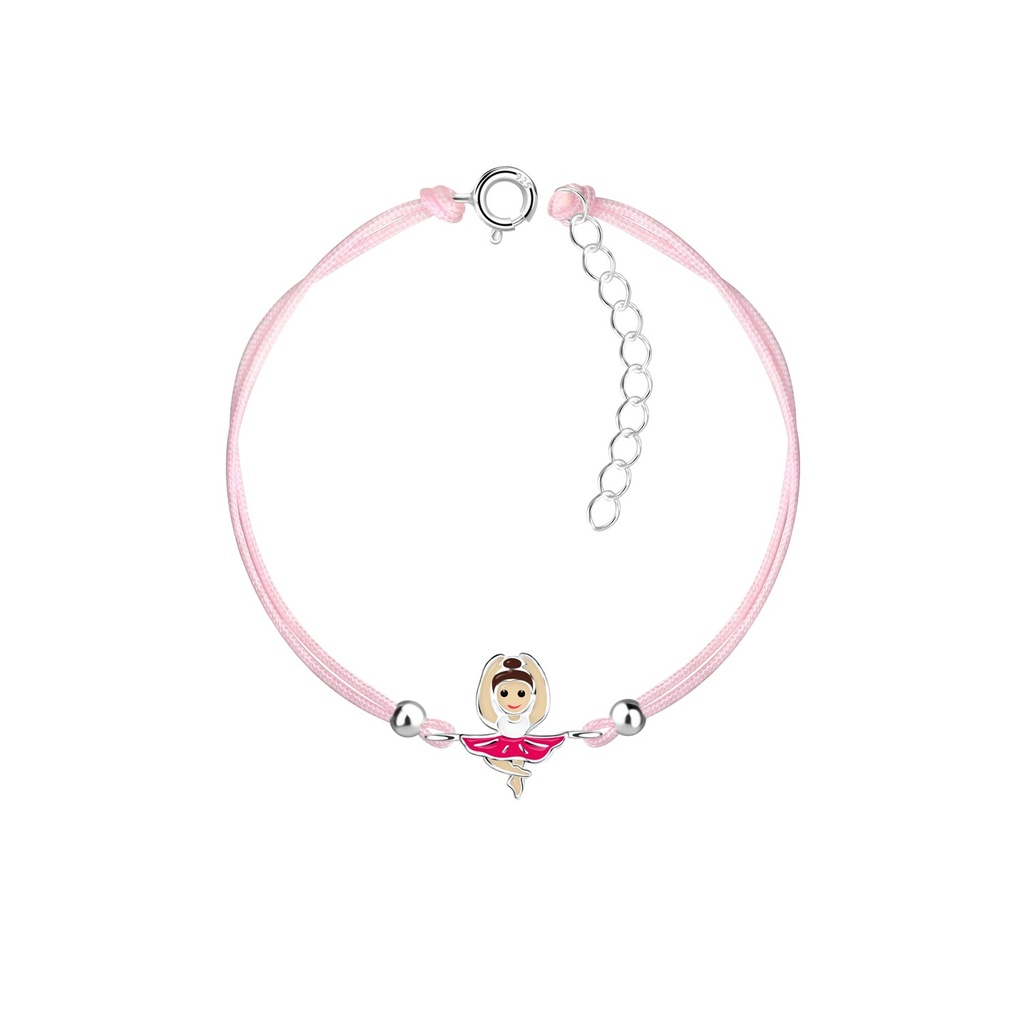Bracelet cordon ballerine en argent