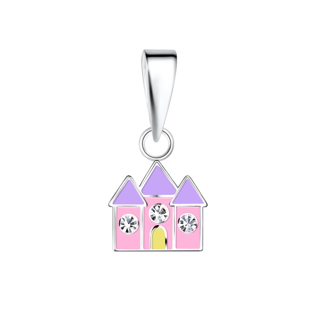 Silver Castel Pendant