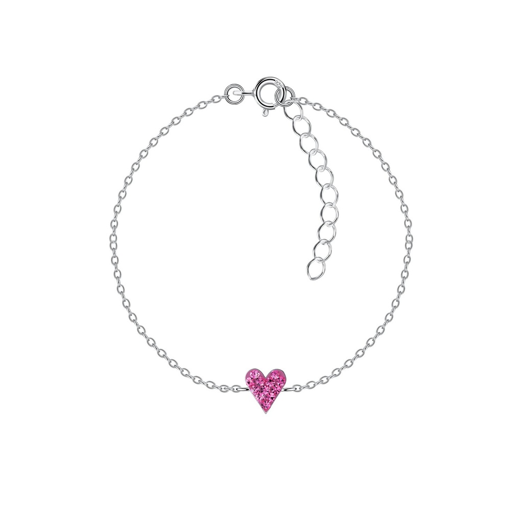 [10031771] Silver Heart Bracelet