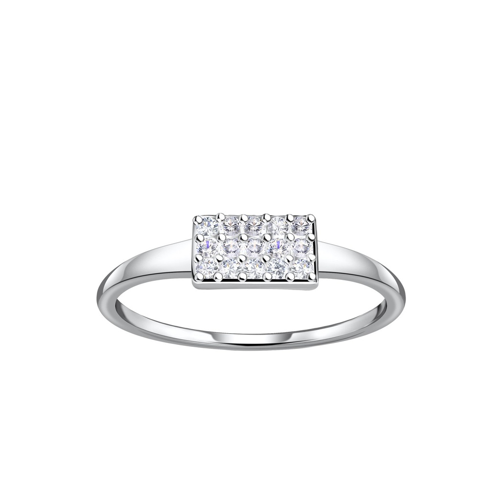 Silver Rectangle Ring