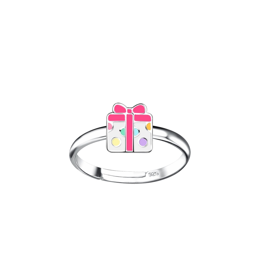 Bague réglable cadeau en argent
