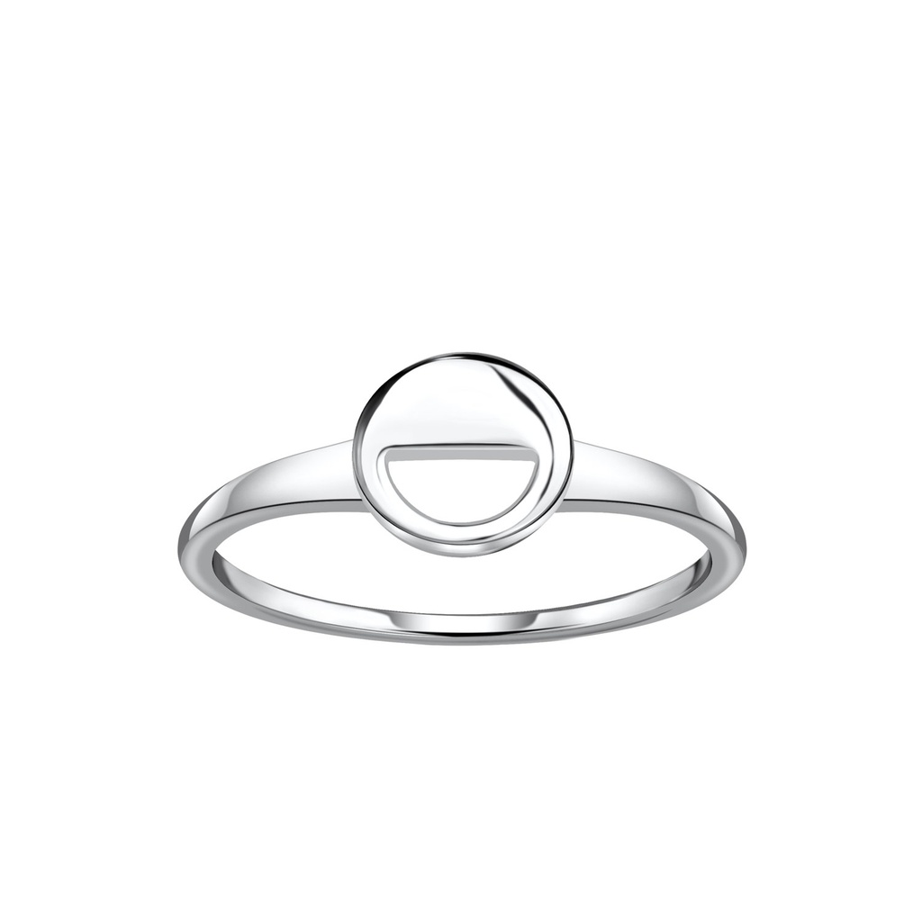 Bague ronde en argent