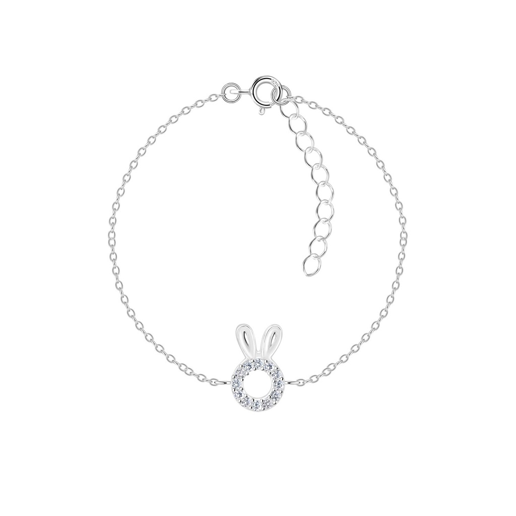 [10032360] Silver Rabbit Bracelet