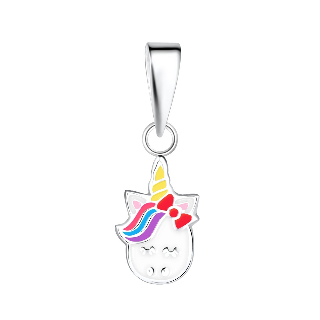 [10022210] Pendentif licorne en argent