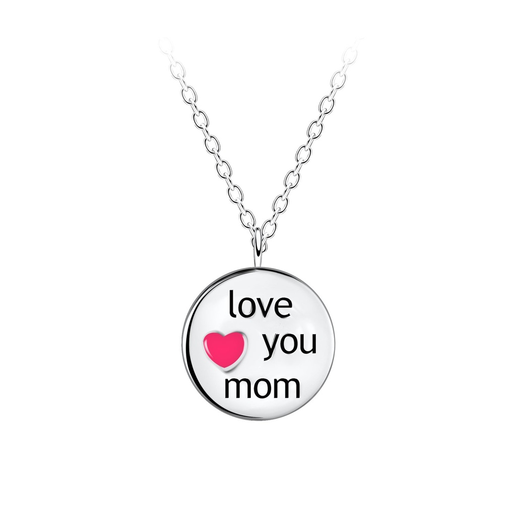 Collier maman amour en argent