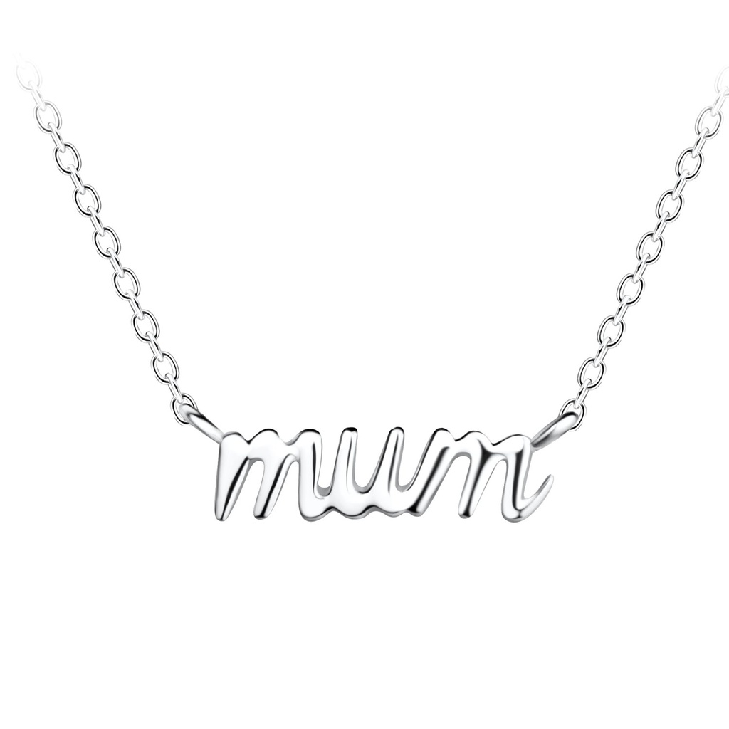 Silver Mum Necklace
