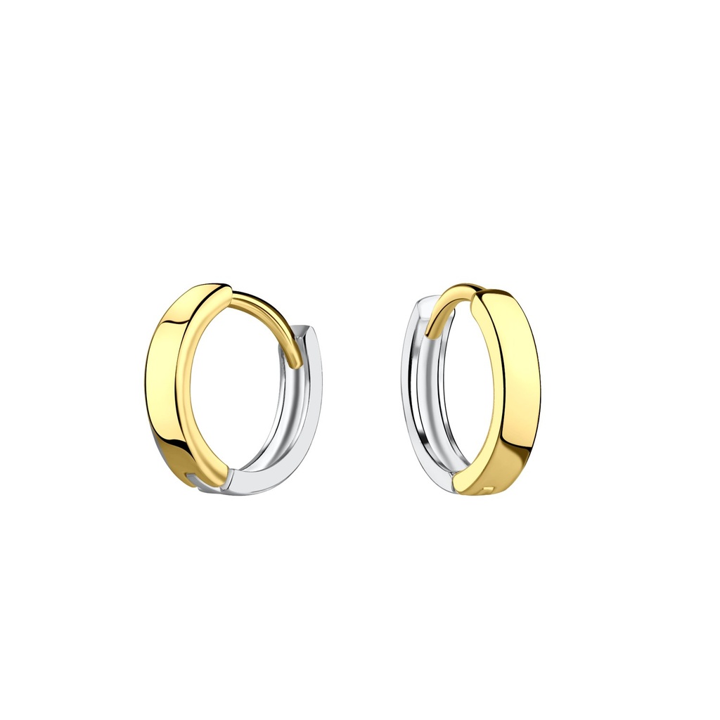 Créoles huggie en argent 10 mm