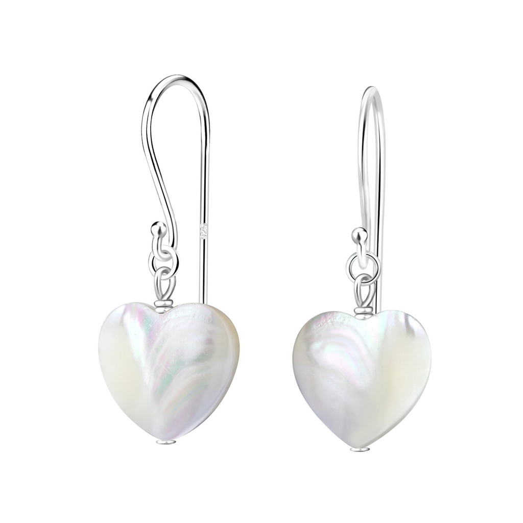Silver Heart Earrings