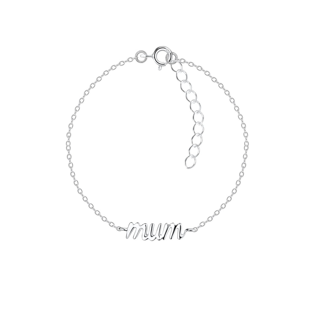 Silver Mum Bracelet