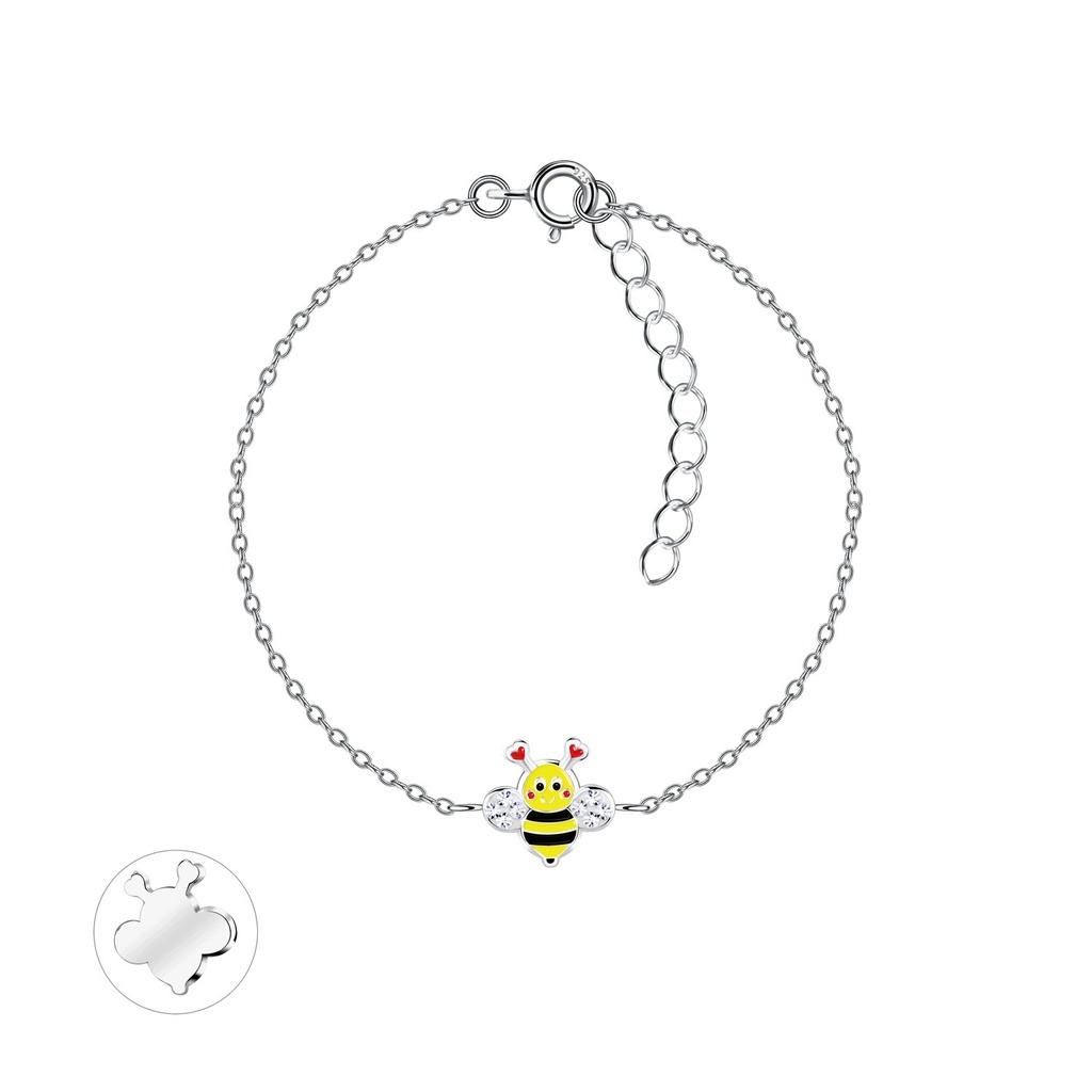 Silver Bee Bracelet
