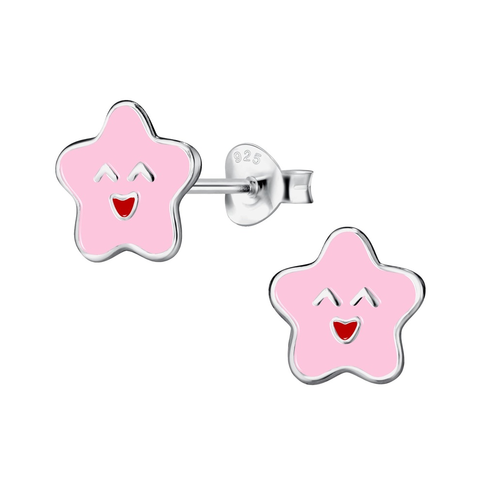 Puces d'oreilles étoile en argent