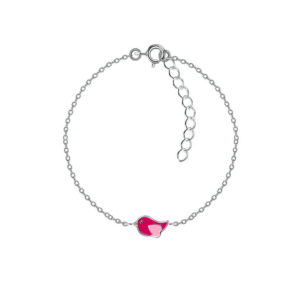 [10031911] Bracelet oiseau en argent