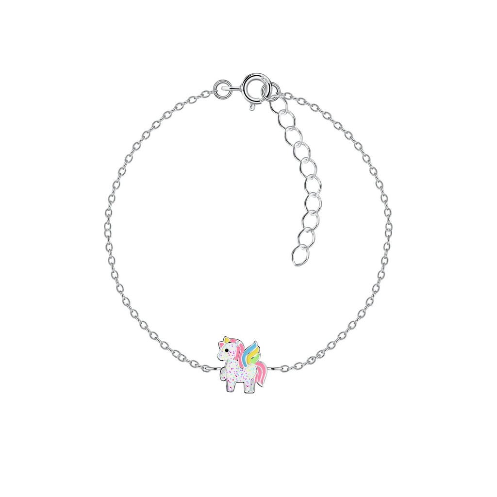 Bracelet licorne en argent