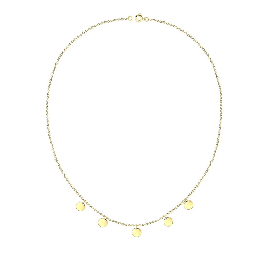 Silver Round Necklace