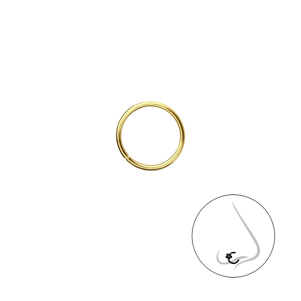 Anneau de nez lisse 9 mm