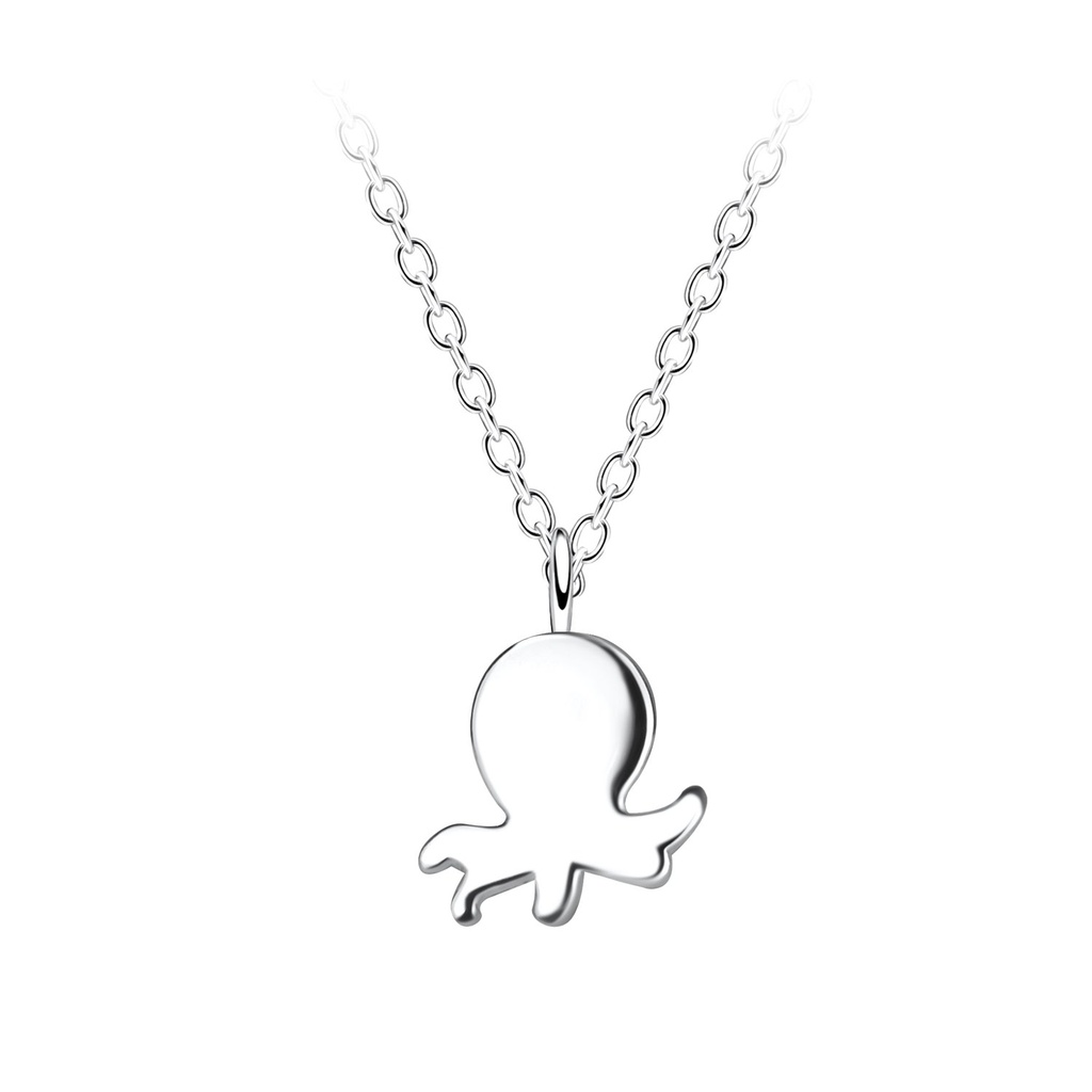 Collier pieuvre en argent