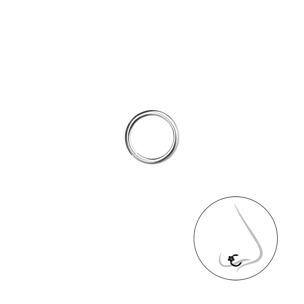 7mm Plain Nose Ring