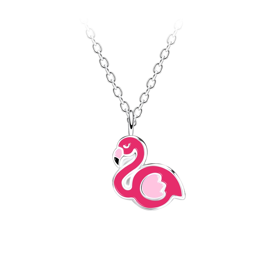 Silver Flamingo Necklace