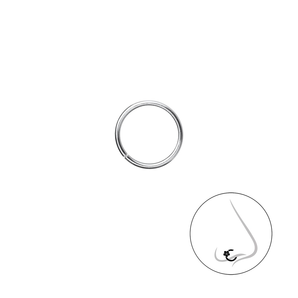 9mm Plain Nose Ring