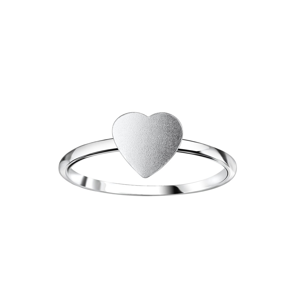 Bague cœur en argent