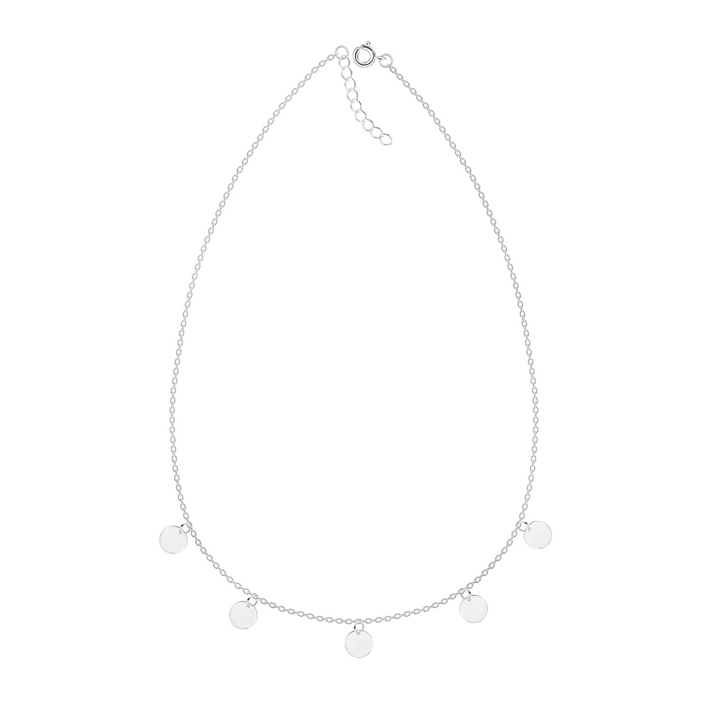 Silver Round Necklace