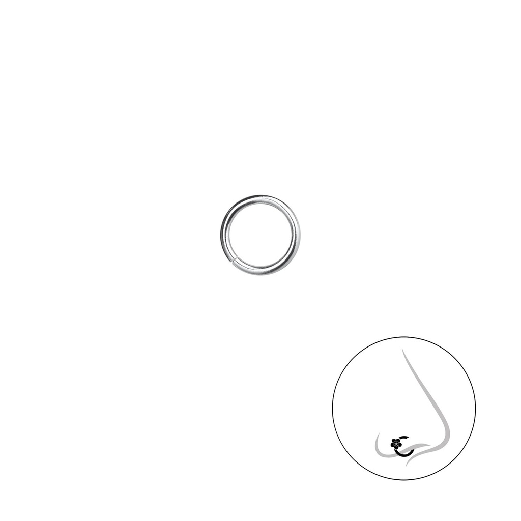 6mm Plain Nose Ring