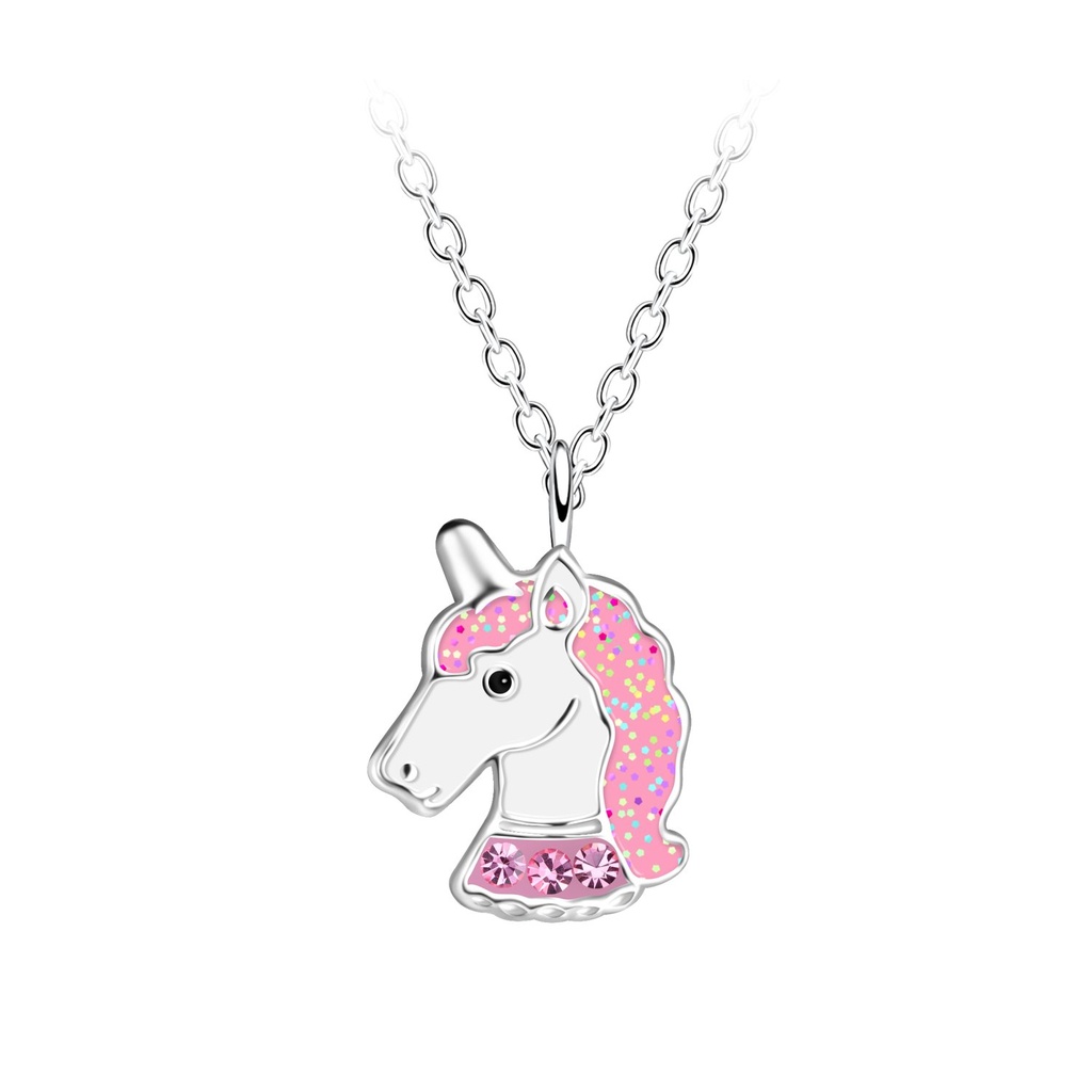 Collier licorne en argent