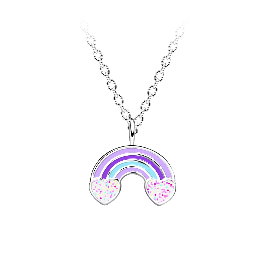[10030409] Silver Rainbow Necklace