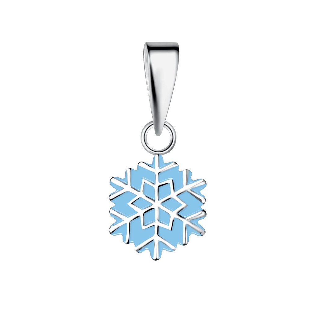 Pendentif flocon de neige en argent