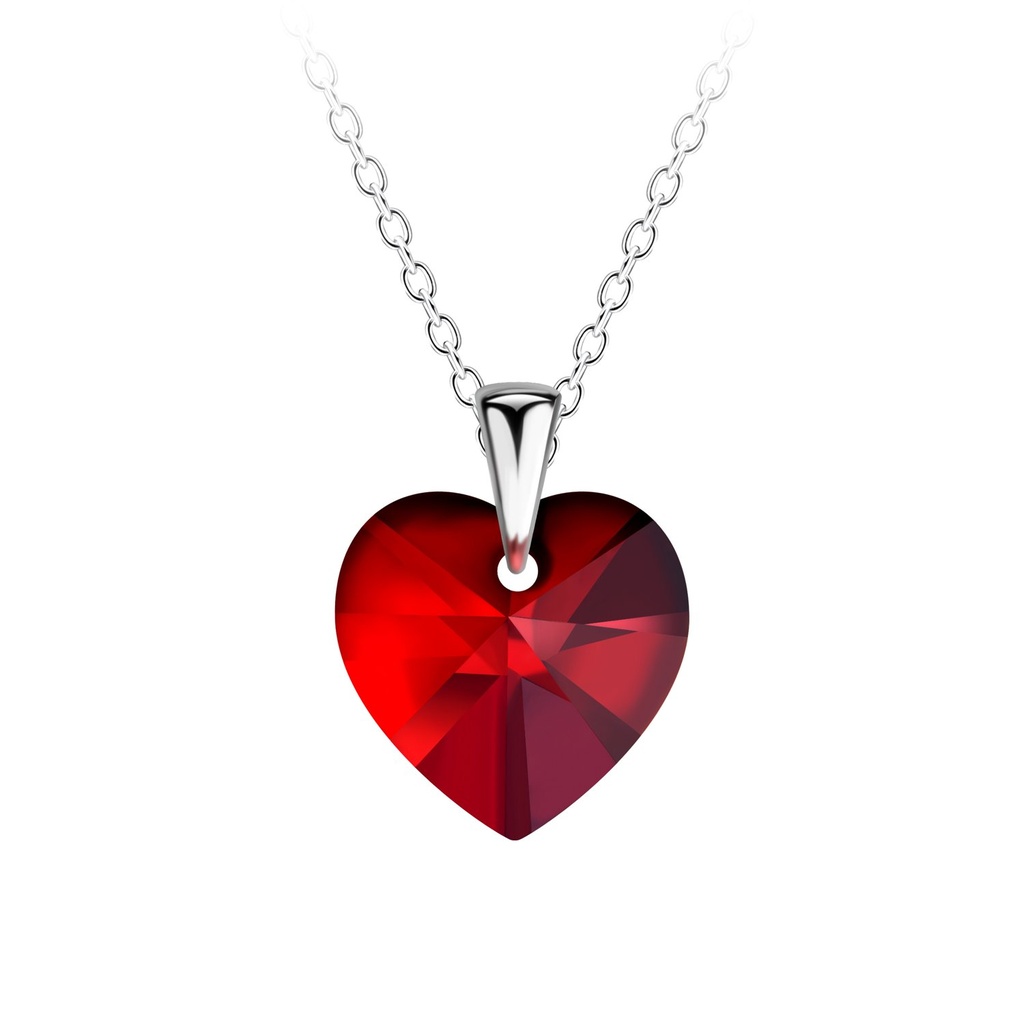 Collier cœur en argent