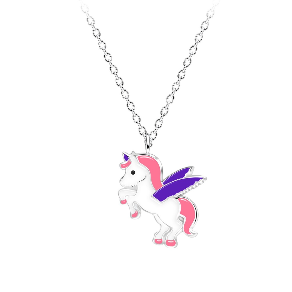 Collier licorne en argent