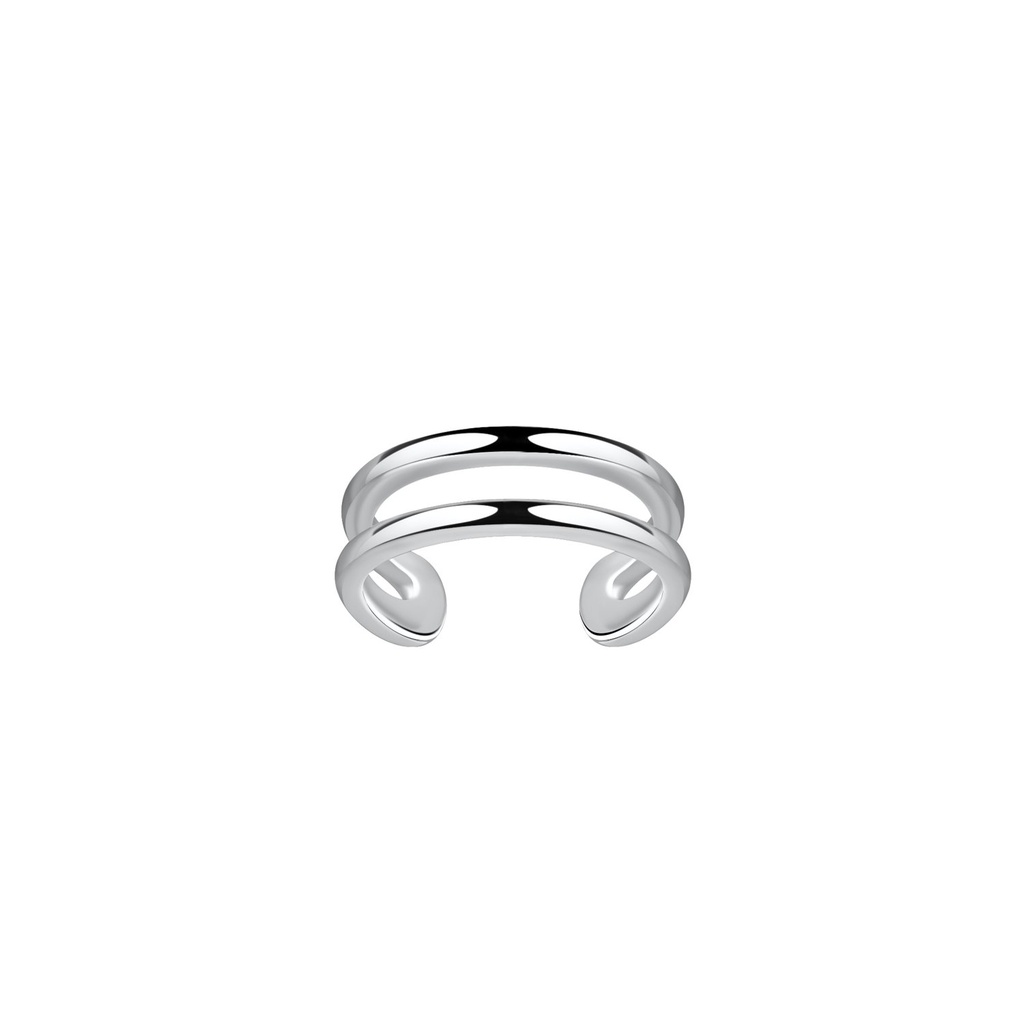 Ear cuff double ligne en argent