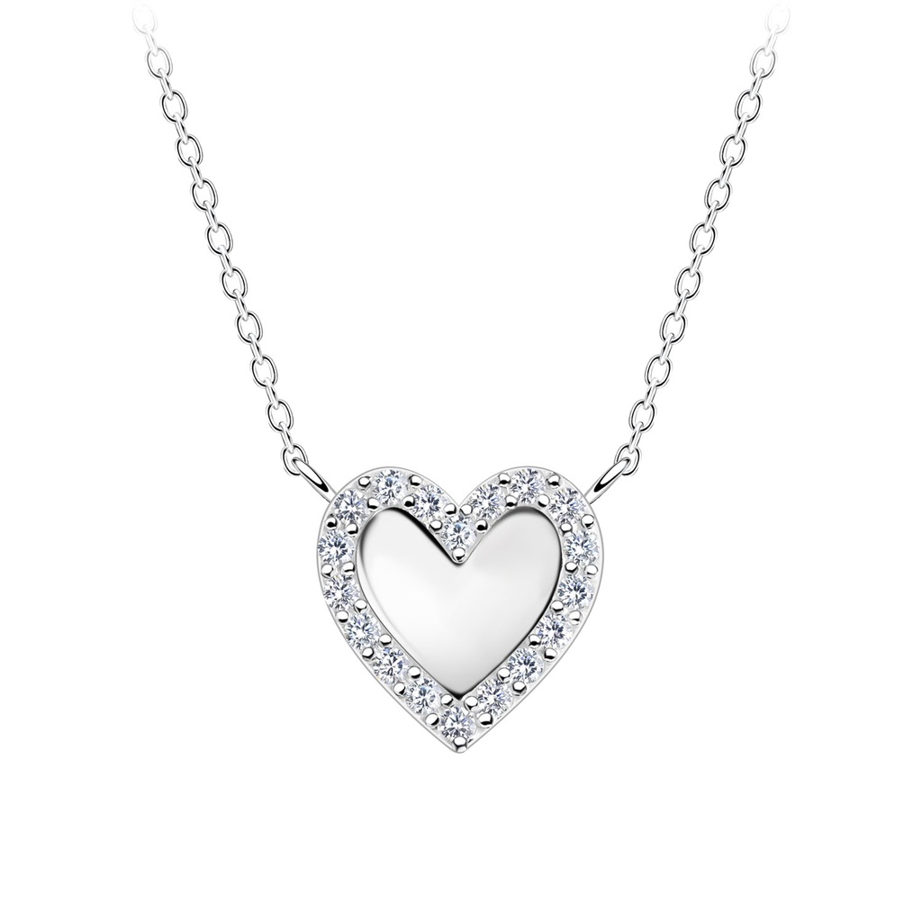 [10029876] Silver Heart Necklace