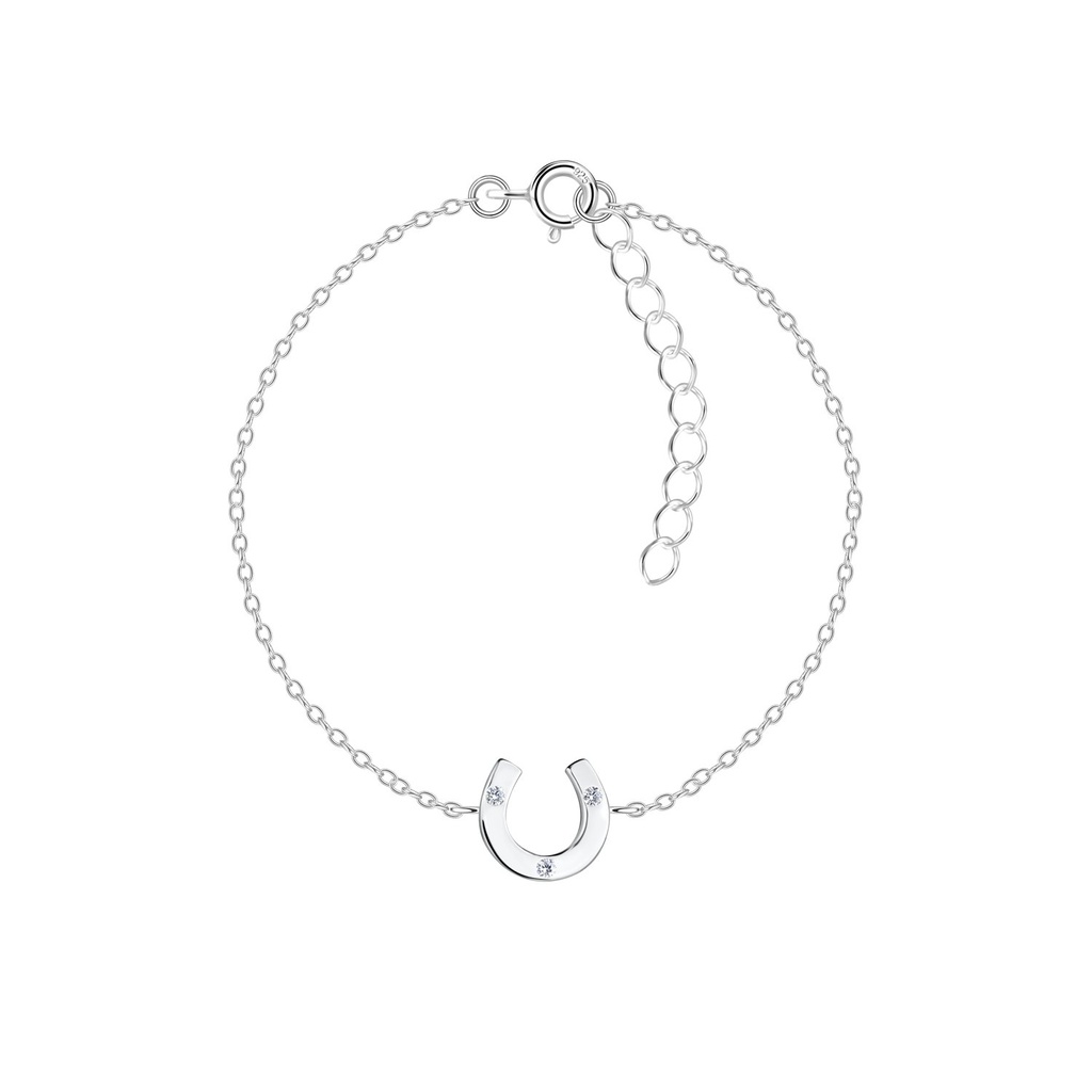 Bracelet fer à cheval en argent
