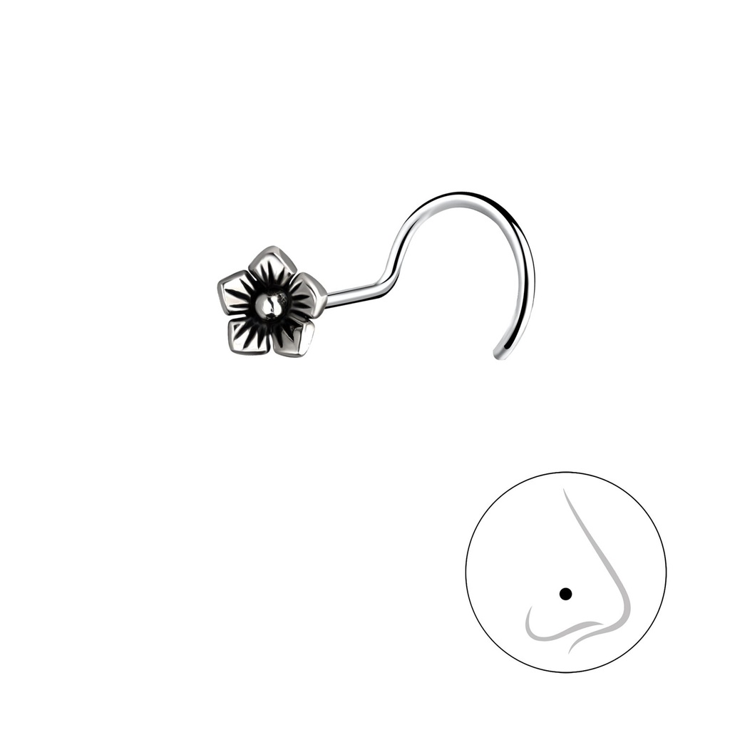 [10024004] Silver Flower Nose Spinner