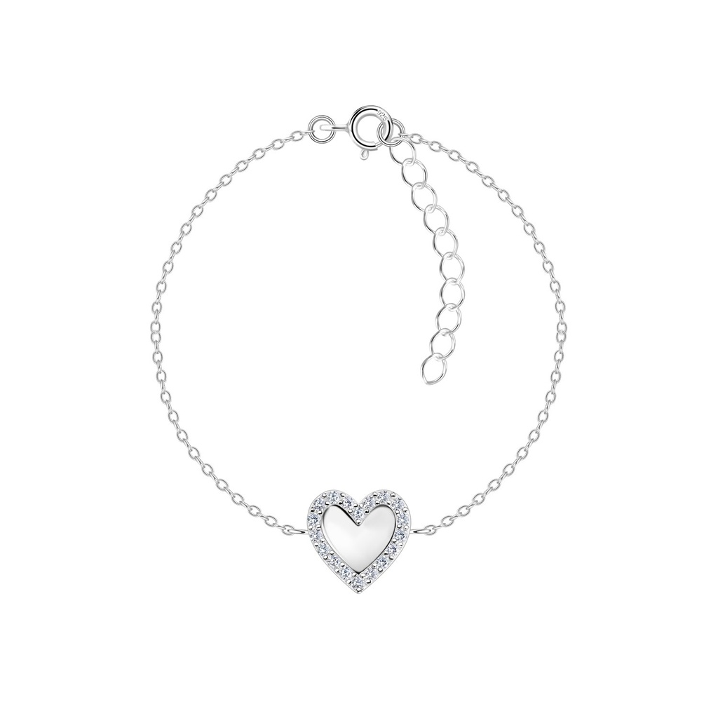 Silver Heart Bracelet