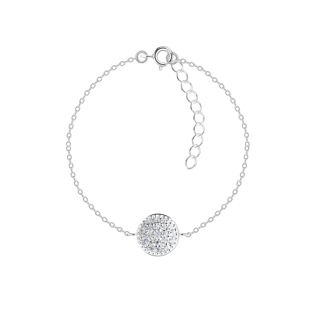 [10022856] Silver Round Bracelet