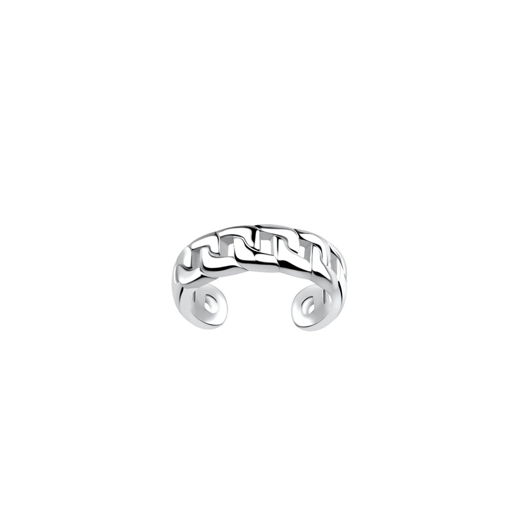 Silver Chain Ear Cuff
