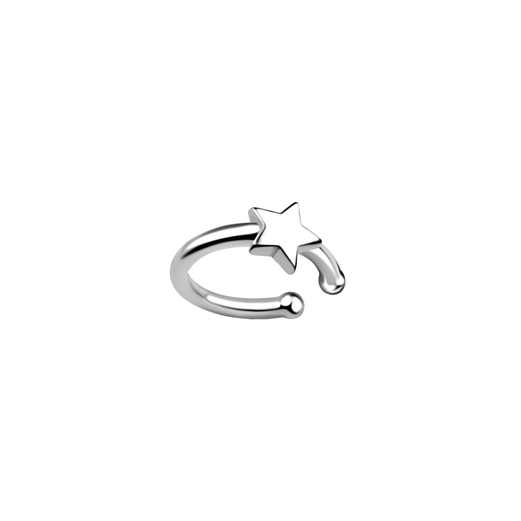 [10031301] Ear cuff étoile en argent