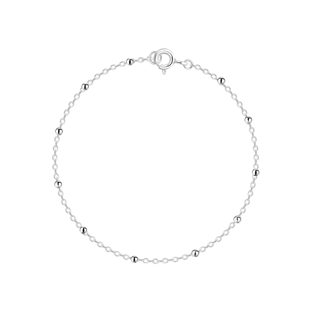 18cm Silver Satellite Bracelet