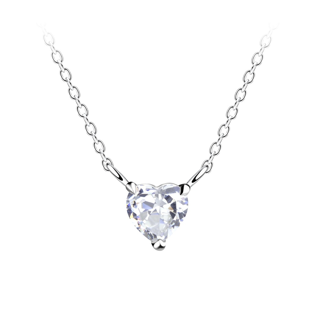 Collier cœur en argent