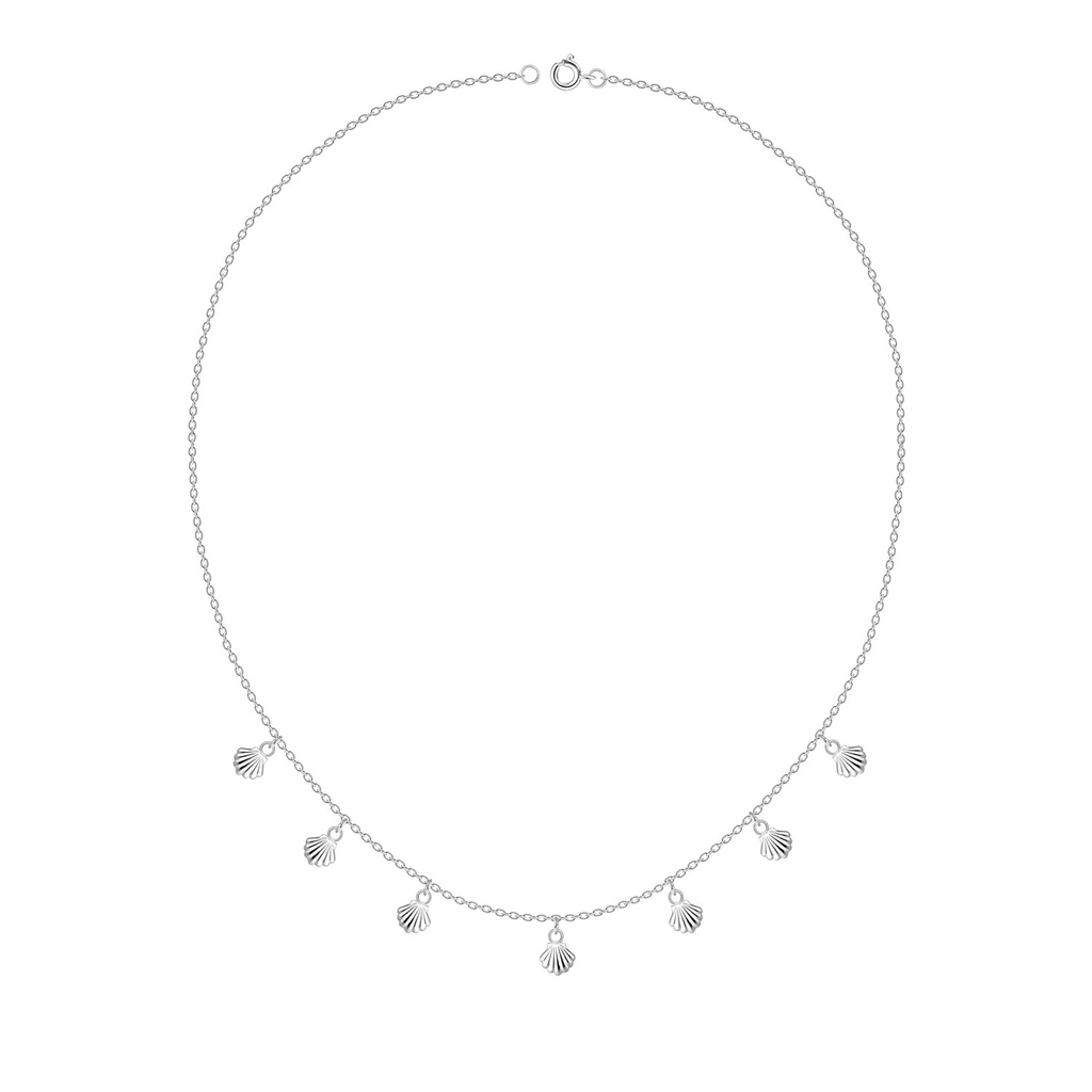 Collier coquillage en argent