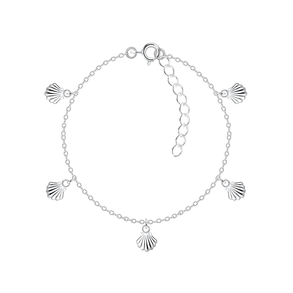 Bracelet coquillage en argent