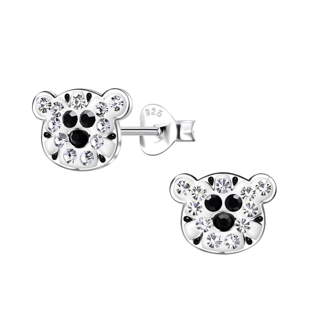 Puces d'oreilles tigre en argent