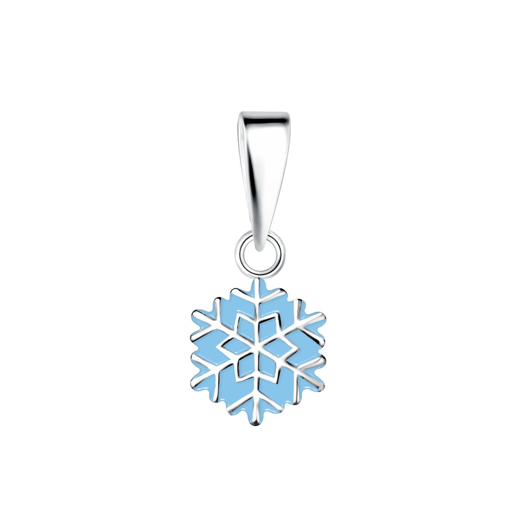 Pendentif flocon de neige en argent